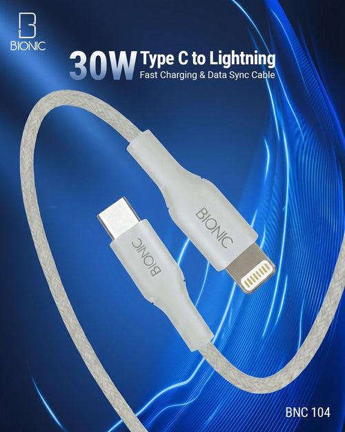BIONIC 30W USB C TO LIGHTINING